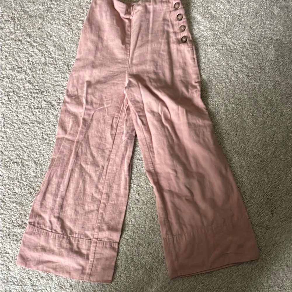Good Luck Gem Kids Pink Wide-Leg Pants